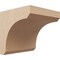 Ekena Millwork 9"W x 9"D x 9"H Wide Legacy Rough Cedar Woodgrain TimberThane Corbel, Primed Tan CORUR09X09X09LGYRCPR - alternate 1